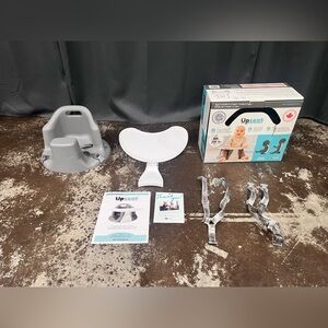 Upseat Baby Floor Seat Booster Chair for Sitting Up with Removable Tray.